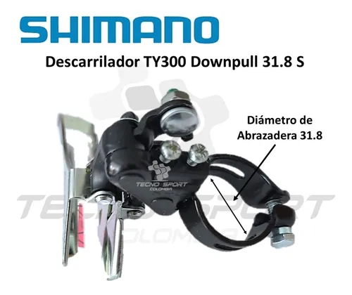 Descarrilador Shimano Tourney Ty300 Triplato Bicicleta Mtb