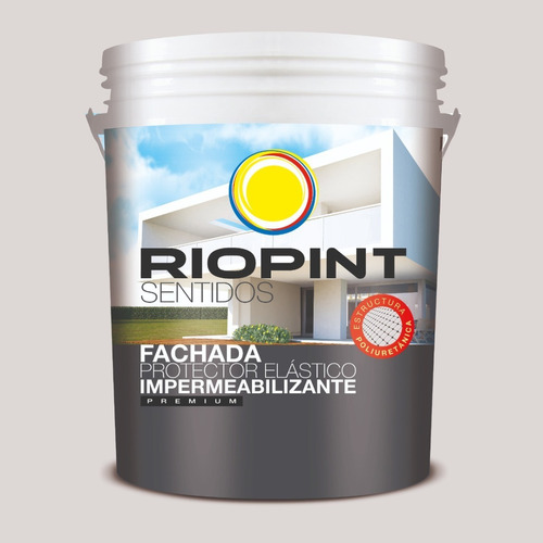 Latex Impermeable Blanco  Fachada  Riopint X 4 Lt.