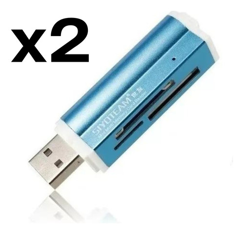 Lector Multiple Adaptador Usb De Memoria  