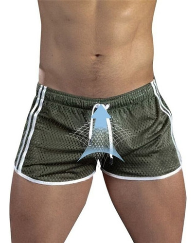 Gym Shorts Hombre De Moda Short Ejercicio Playa,pants Casual