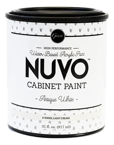 Nuvo Pintura Gabinetes (blanco Antiguo) Cuarto De Galó...