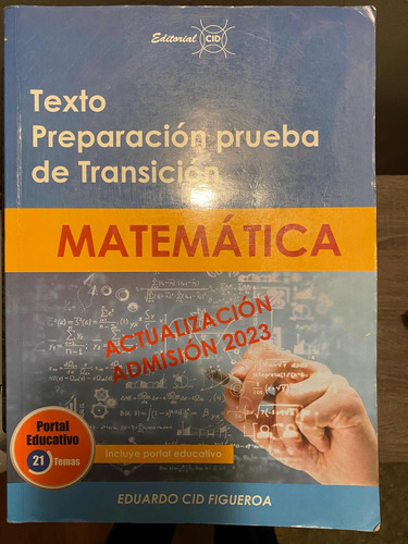 Libro Preparación Prueba De Transición Matemática 2023