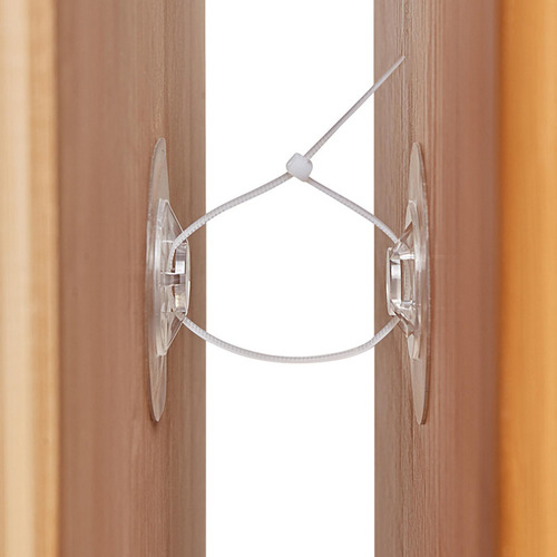 Adhesivo Transparente Sin Taladro Antivuelco Anclaje De