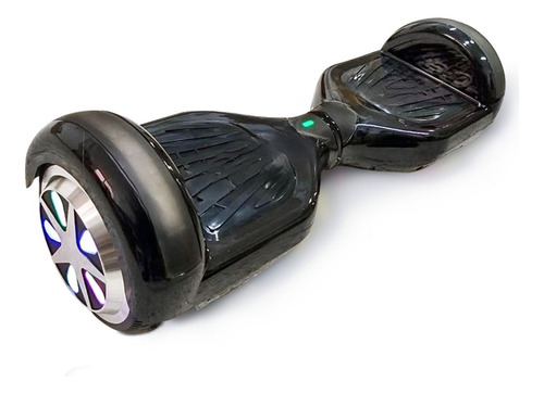 6 Polegadas Hoverboard Skate Eletrico Infantil Criança Bluetooth Bivolt Com Leds Colorido Roda Overboard Luuk Young Cor Preto Led