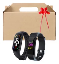 Comprar Caja Navideña Regalo! Reloj M7 + Smartwatch 115 Plus Negro