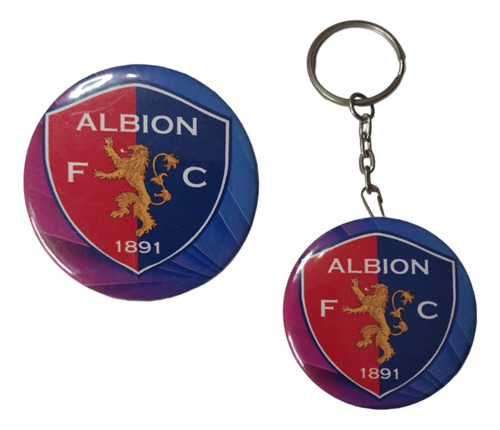 Albion F. C. Pin + Llavero Destapador. Todos Los Equipos