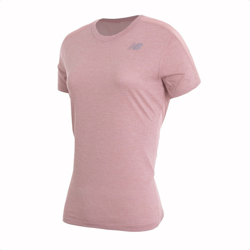 Imagen 3 de 5 de Remera New Balance Impact Run Ss Mujer Running