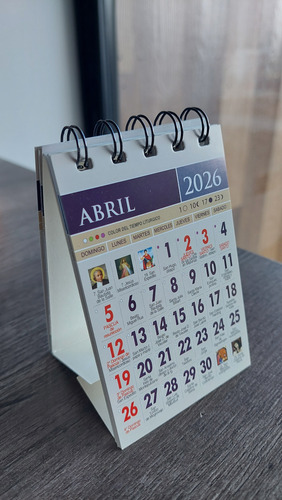 Calendario Religioso De Escritorio 2026 San Cayetano