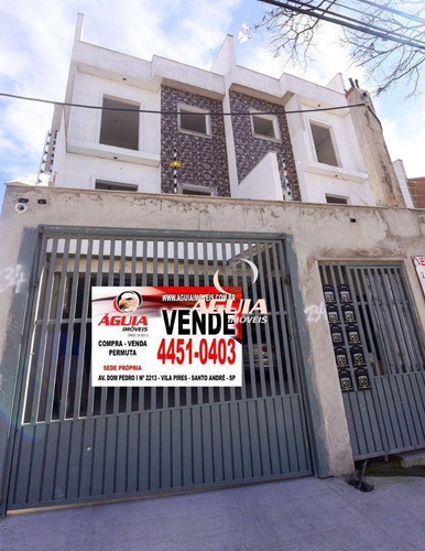 Imagem 1 de 12 de Cobertura Com 2 Dormitórios À Venda, 45 M² Por R$ 360.000,00 - Vila Helena - Santo André/sp - Co1006