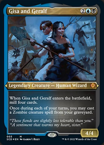 Magic Gisa And Geralf (foil Etched) Starter Commander Decks (Usado)