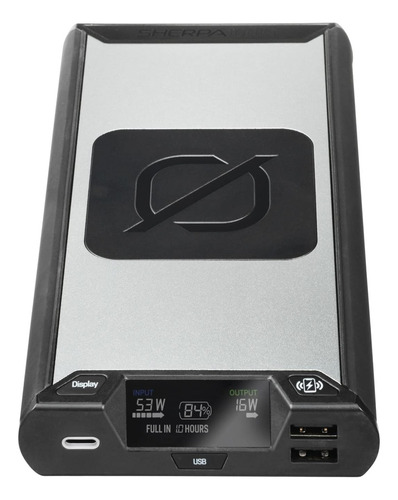 Cargador Portatil Zero Sherpa 25600 Mah/gris