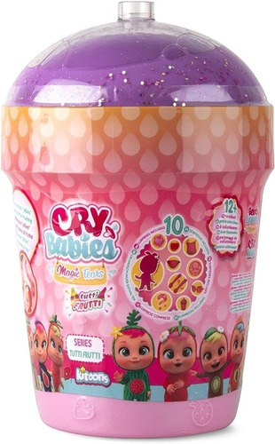 Imagen 1 de 8 de Muñeca Cry Babies Bebe Llorones Magic Tears Tutti Frutti Imc