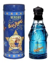 Perfume Versace Blue Jeans Hombre 75ml Edt Spray Aromático Fougère