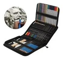 Comprar Lapices De Dibujo Kit Dibujo 72 Piezas Profesional Estuche