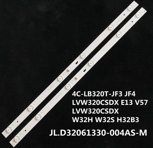 Imagen 2 de 7 de Jl.d32061330-004as-m Kit 2 Tiras Leds Pantallas 32 3 Volts