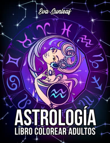 Libro Colorear Adultos: Astrologia - Manualidades Adultos -