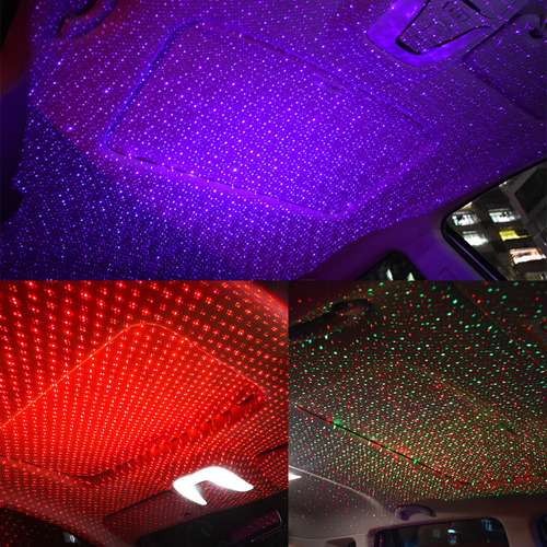 * Proyector De Luz Nocturna Usb: 3 Modos, Cuello Ible Para