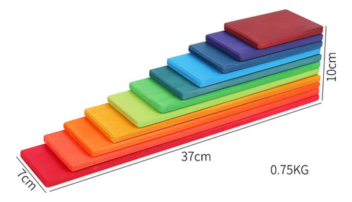 Tablero De Apilamiento De Construcción De Color Íris,