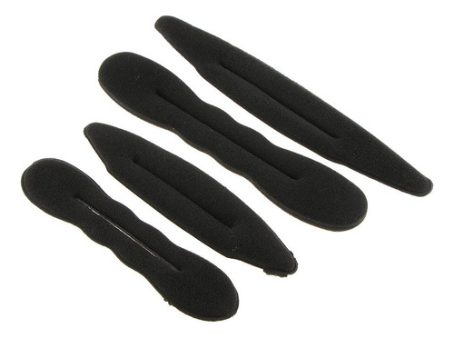 4pcs Donut Hair Styling Bun Curler Maker Twist