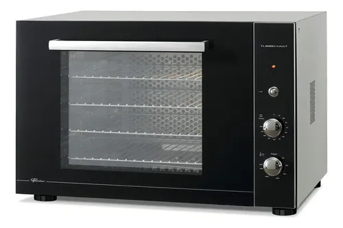Forno Elétrico Bancada Fischer Turbo Fast 80l Air Convection Preto