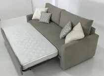 Comprar Sillon Sofa 3 Cuerpos Chenille Divan Cama Con Carro Elevable