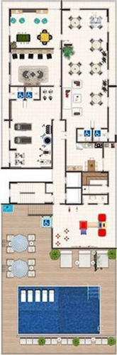 Imagem 12 de 12 de Apartamento, 1 Dorms Com 62.69 M² - Caiçara - Praia Grande - Ref.: Myz17 - Myz17