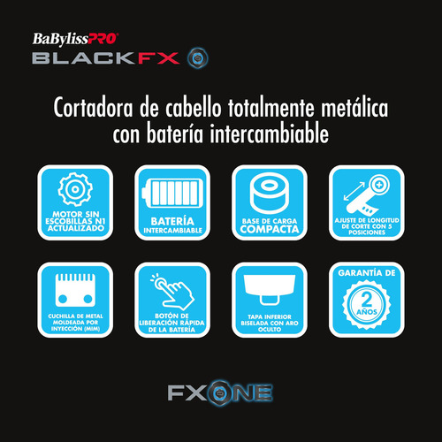 Cortadora De Cabello Fxonetm Blackfx De Babylisspro® Fx899mb