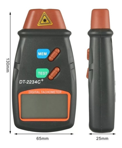 Tacometro Digital Laser Dt2234c Rpm Revoluciones Sin Contact
