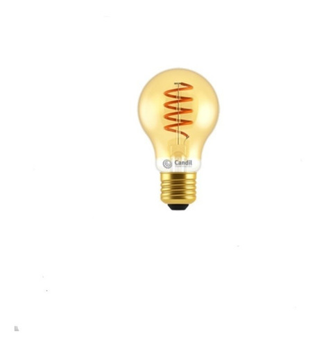 Lampara Bulbo Vintage Filamento Led 5w E27 Ámbar Gold