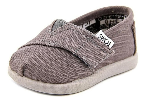 Zapatilla Alpargata Zapato Bebé Toms Tiny - Ash Canvas