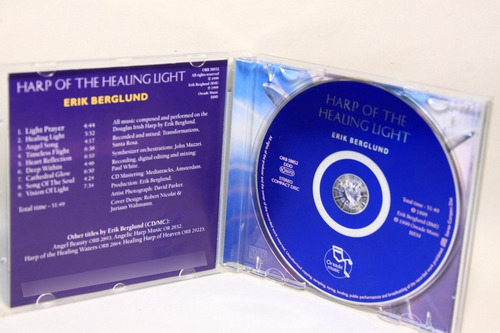 Cd Erik Berglund Harp Of The Healing Light/new Age,classical (Usado)