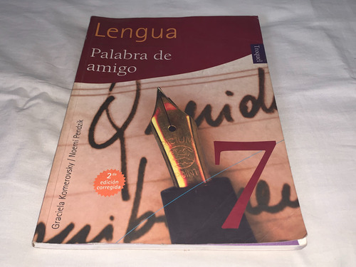 Lengua 7mo. Año Egb Palabra De Amigo - Komerovsky - Troquel (Usado)