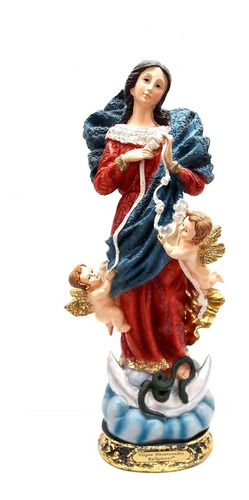 Virgen Desatanudos Dorada 13cm 530-779652 Religiozzi