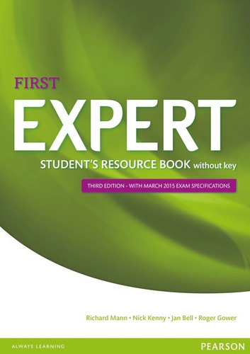 Expert First 3rd Edition Student's Resource Book with Key, 3rd edition