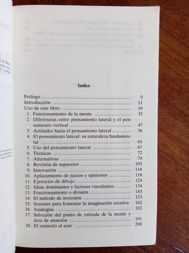 Imagen 3 de 4 de El Pensamiento Lateral Manual De Creatividad Edward De Bono
