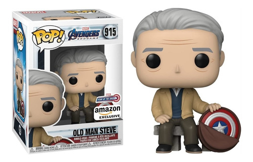 Funko Pop! Capitan America N°915 Old Man Steve Amazon Nuevo