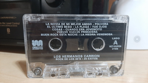 Los Hermanos Carrión - Rock De Los 60's-20 Exitos [cassette 