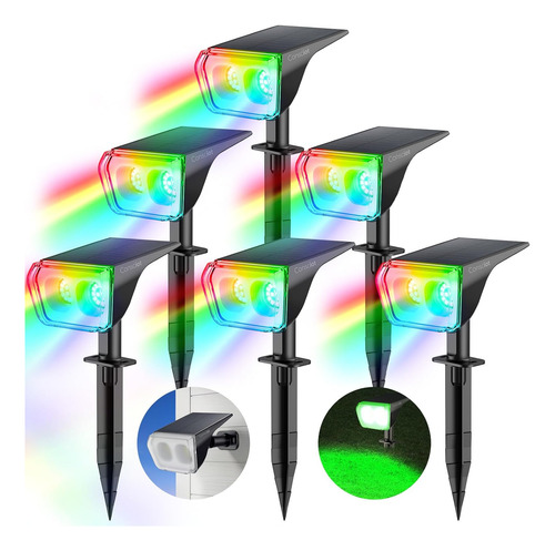 Focos Solares Con Led Impermeables, 30 Piezas, 10 Colores Aj
