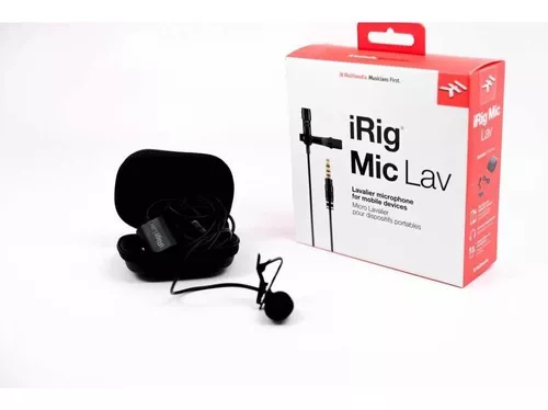 Micrófono móvil de solapa iRig Mic Lav de IK Multimedia