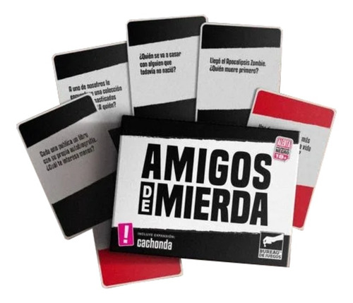 Imagen 2 de 3 de Juego de cartas Amigos de mierda Buró
