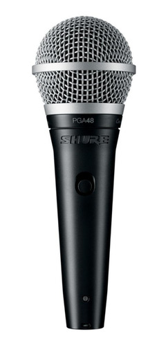 Imagen 1 de 1 de Micrófono Shure PG Alta PGA48-XLR dinámico cardioide negro/plateado