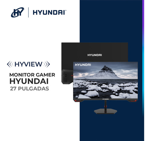 Hyundai Hy View 27 Monitor Gaming Led | 2560 X 1440 | 200hz