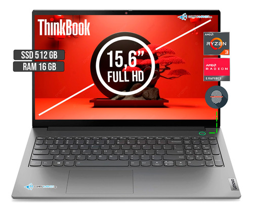 Portatil Lenovo Thinbook Amd Ryzen 3 5300u Ssd 512gb Ram16gb