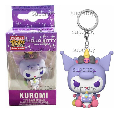 Llavero Funko Pop Kuromi - Keychain Pocket Hello Kitty 