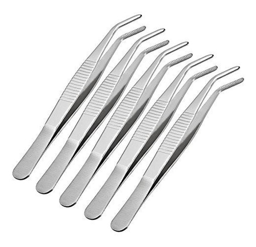 Pinzas Industriales - Uxcell 5 Pcs 5-inch Stainless Steel Tw