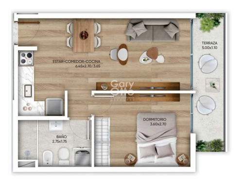 Imagen 10 de 10 de Apartamento En Venta De 1 Dormitorio En Barrio Cordón