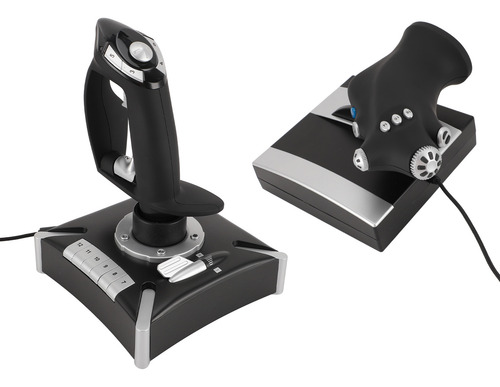 El Joystick De Flight Simulator Controla Un Timón De Acelera