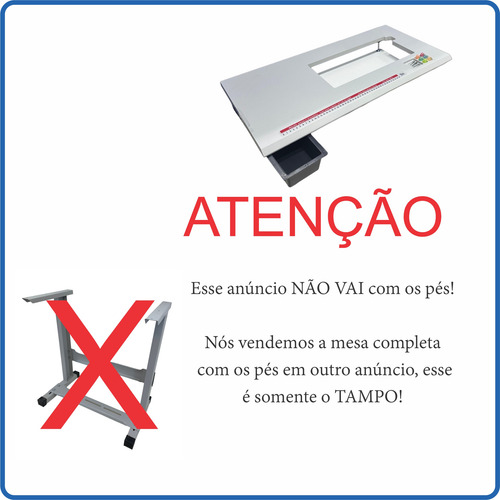 Mesa Extensora P/ Máquina Costura Elgin Genius Plus Jx 4035
