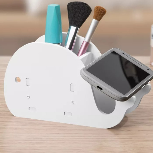 Organizador De Mesa Lapicera Maquillaje Porta Celular