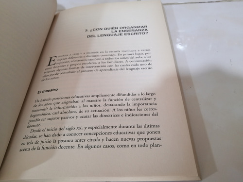 Libro. Sobre La Enseñanza Del Lenguaje Escrito. Nemirovsky (Usado)